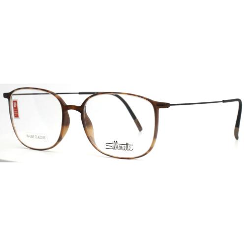 Silhouette Spx 2907 75 6340 Tortoise Unisex Square Eyeglasses 50-17-145 B:39