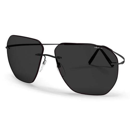 Silhouette 8743 Felis 60/13/145 Felis Pure Black Polarized 8743/75-9040