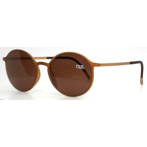 Silhouette Spx 4075 75 6020 Brown Unisex Round Sunglasses 49-18-150 B:45