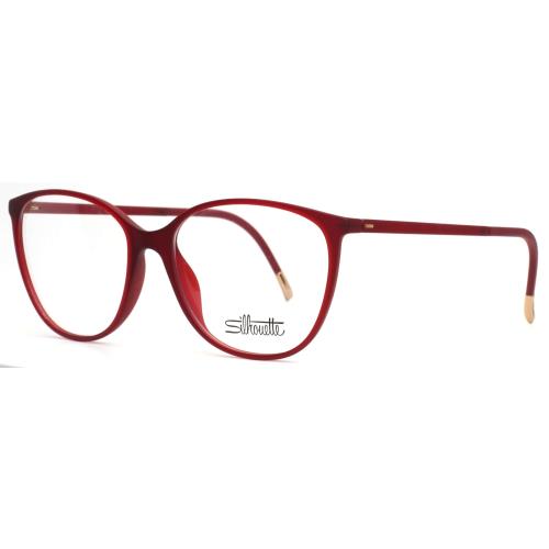 Silhouette Spx 1601 75 3030 Dark Red Womens Eyeglasses 52-15-130 B:42