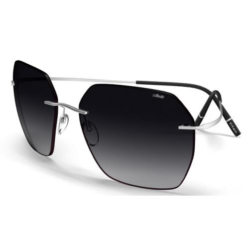 Silhouette 8745 Caleum 59-17-140 Titanium / Black 8745/75-7210