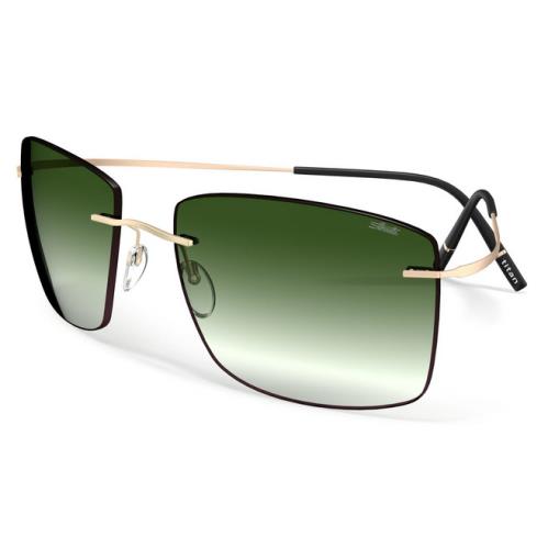 Silhouette Avior Tma Collection 8741 60/19/145 Gold Black Green Grd 8741/75-7630