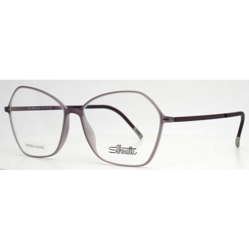 Silhouette SPX1591 75 4040 Mauve Plum Womens Butterfly Eyeglasses 55-15-145 B:46