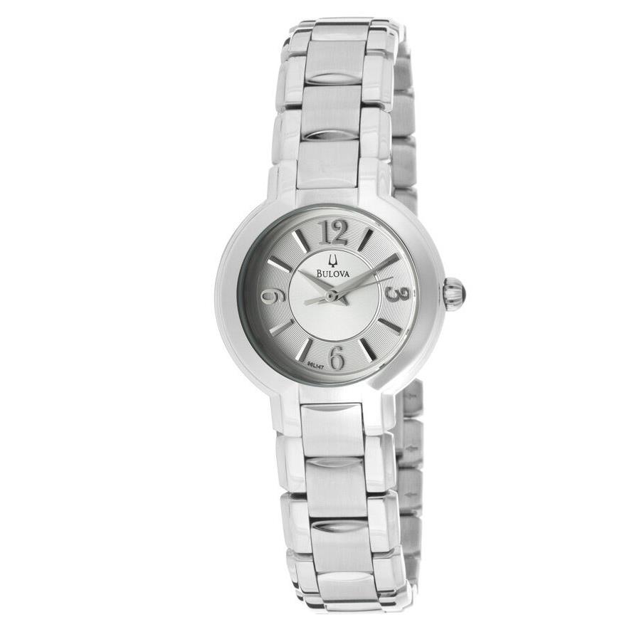 Bulova 96L147 Stainless Steel Dress Collection Ladies Quartz Watch