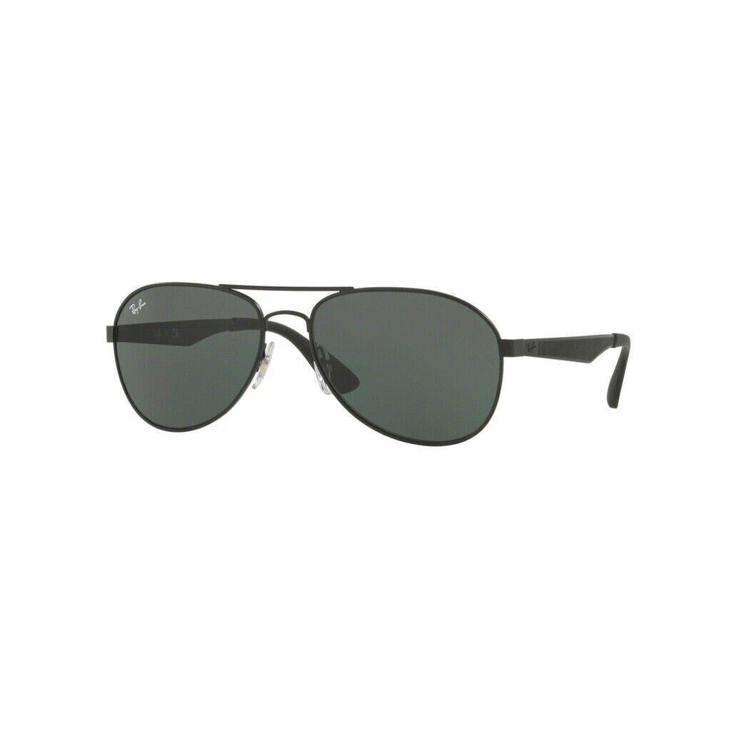 Ray-ban Aviator Sunglasses RB3549 006/71 61 16 145 Black Frame Green Lens - Frame: Black, Lens: Green