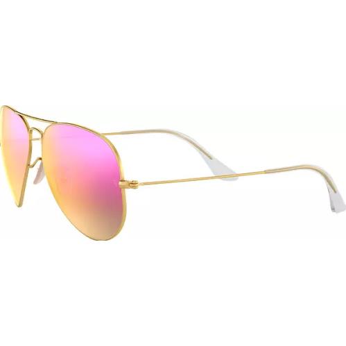 Ray-ban Aviator Flash Lenses Pink Lens Sunglasses RB3025 112/4T 58