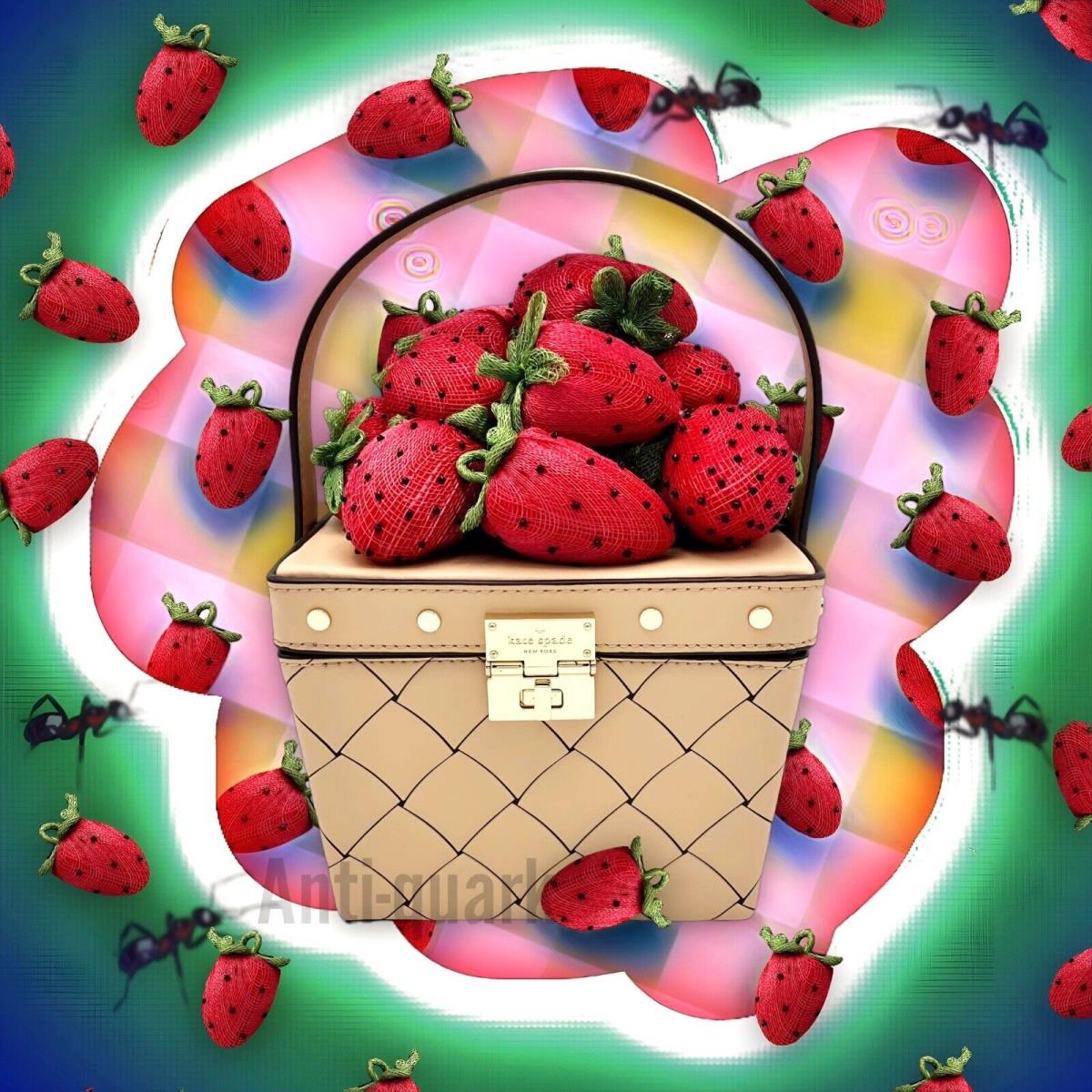 Kate Spade Picnic Perfect Strawberry Basket Clutch Bag 2 +discount