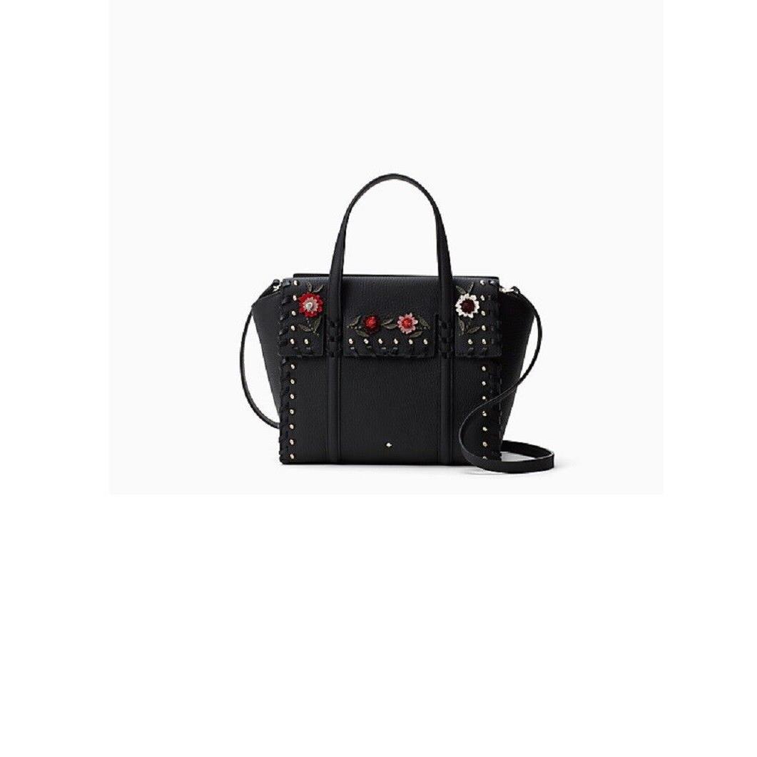 Kate Spade New York Women`s Daniels Embellished Small Abigail Satchel Black