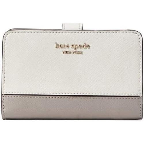 Kate Spade New York Women`s Spencer Compact Wallet White