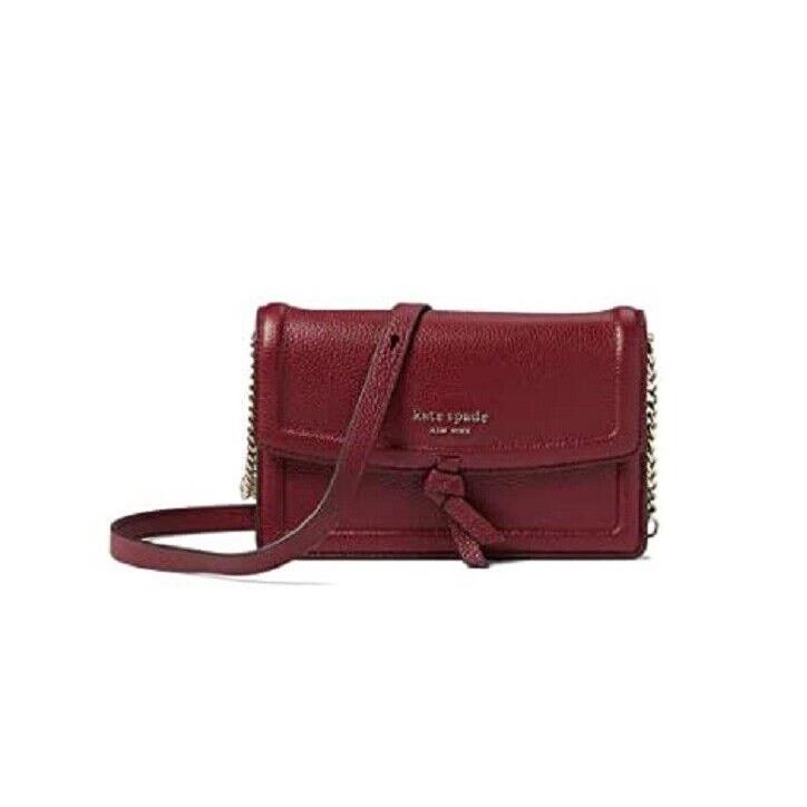 Kate Spade New York Women`s Knott Flap Crossbody Autumnal Red One Size