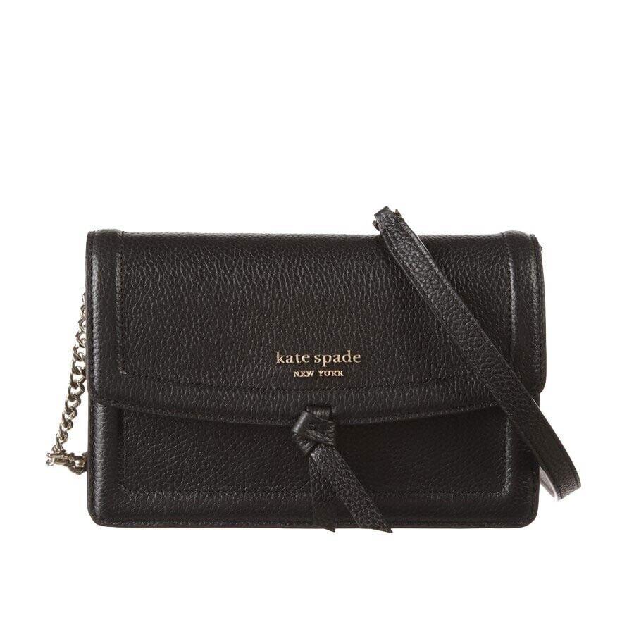 Kate Spade New York Women`s Knott Flap Crossbody Black One Size