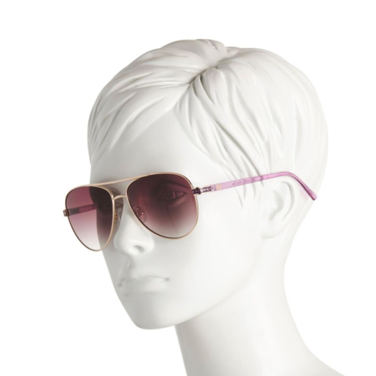 Juicy Couture Women`s Aviator Gold Tone Metal Frame 55mm Sunglasses