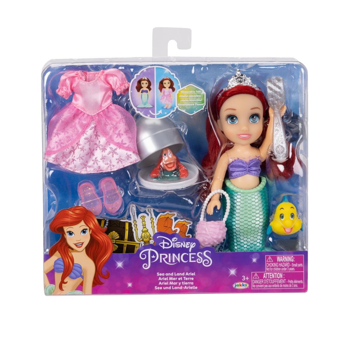 Disney Princess Sea and Land Ariel Petite Doll Set