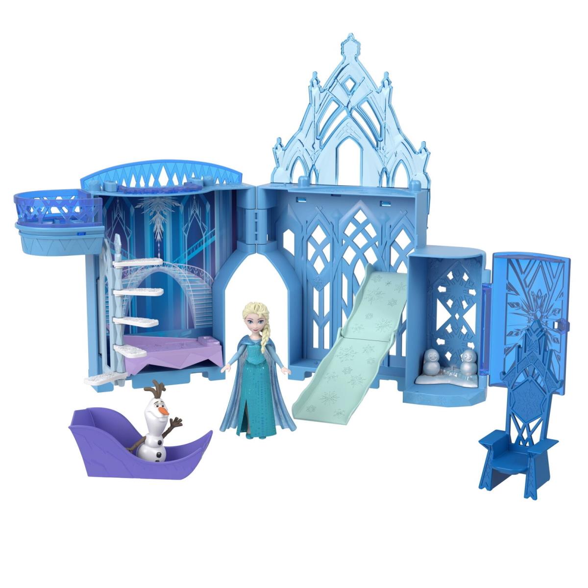 Disney Frozen Storytime Stackers Princess Elsa`s Ice Palace Doll House Playset