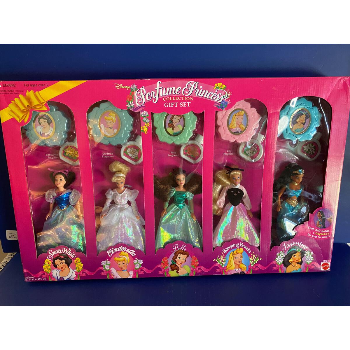 Vintage Mattel Disney Perfume Princess 1995 Collection Gift Set