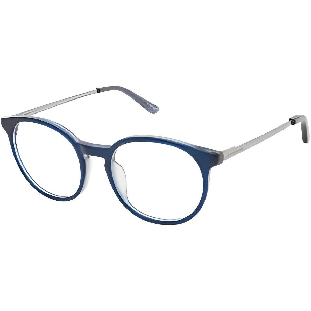 Juicy Couture JU306 Pjp Round Shiny Blue Eyeglasses