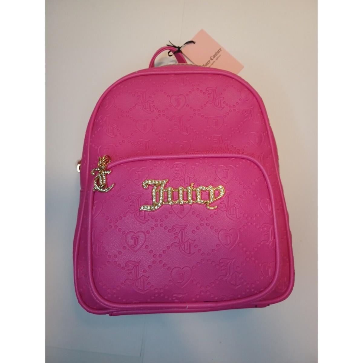 Juicy Couture Hot Pink Mini Backpack Love Semi Charmed Free Love Backpack Girls