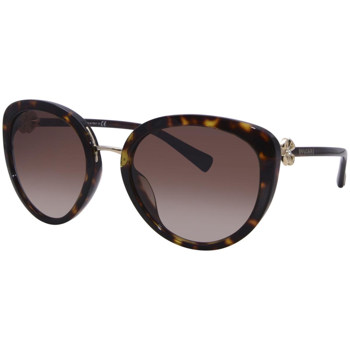 Bvlgari BV8226BF 504/13 Sunglasses Women`s Tortoise/brown Gradient 54mm