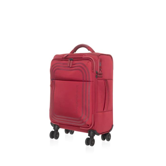 Mandarina Duck Bilbao Cabin Trolley 21 Inch - Red Ruby Color