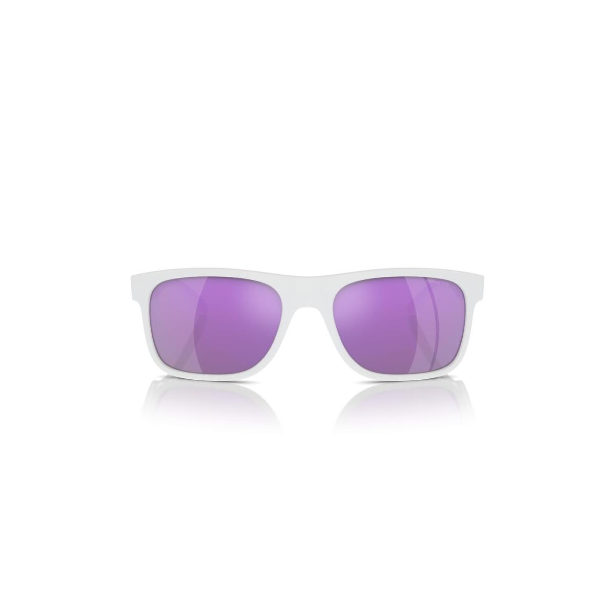 Arnette Men`s an 4341 Square Sunglasses Khim White Matte/shiny Grey Mi