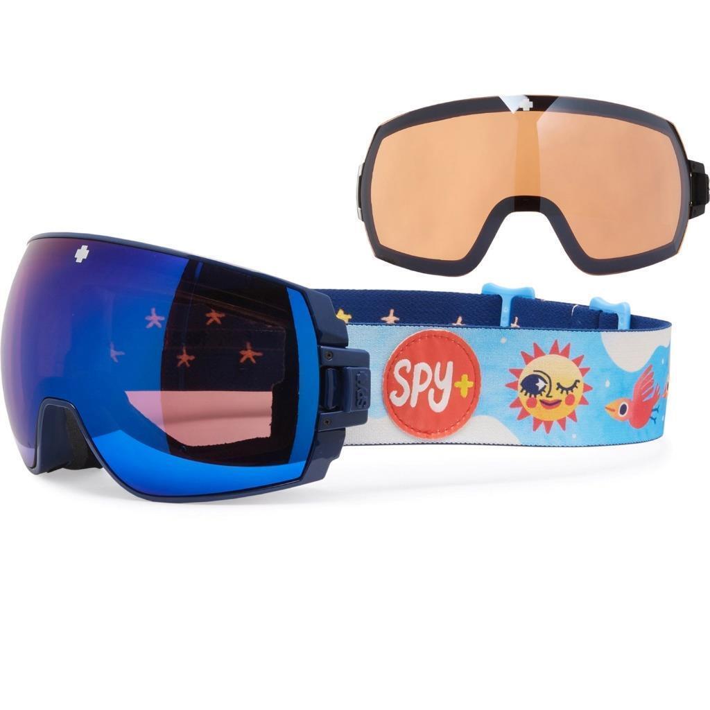 Spy Legacy SE Snow Goggles + Solazo + Happy Blue Spectra Mirror + Rose Lens