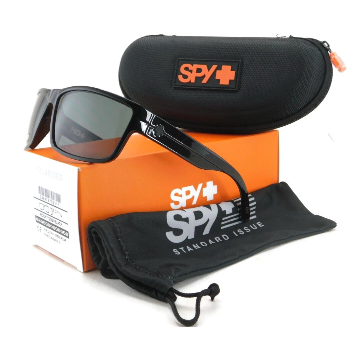 Spy Rocky Sosi Sunglasses Black / Happy Gray Green Polarized Lens