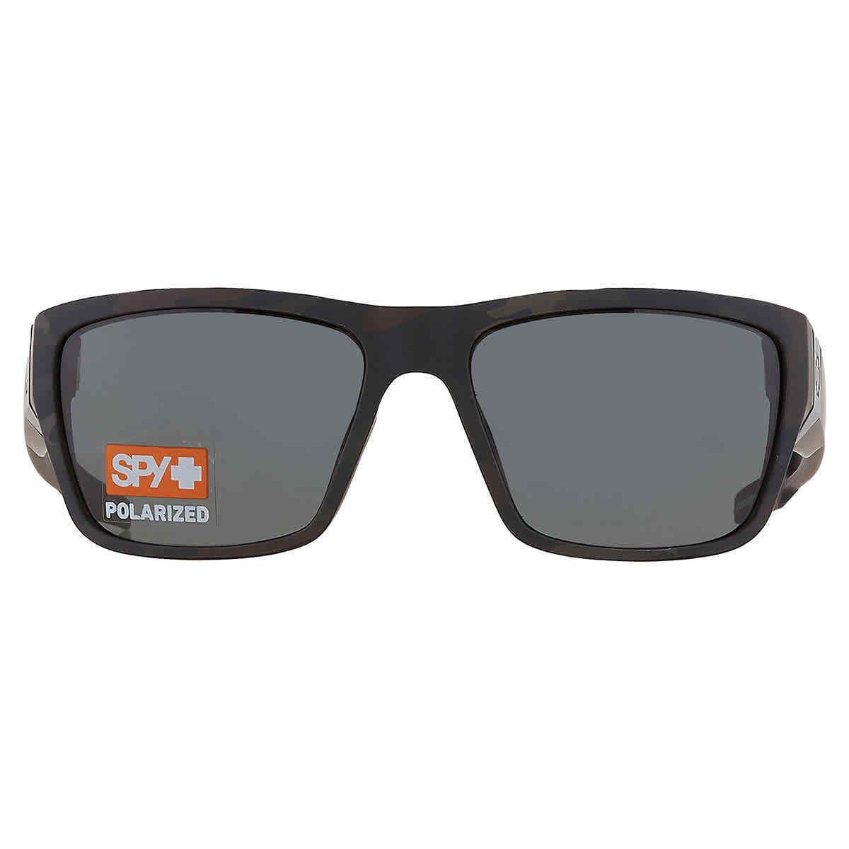 Spy Dirty MO 2 HD Plus Grey Green Polarized Wrap Men`s Sunglasses 6700000000017 - Lens: Multi