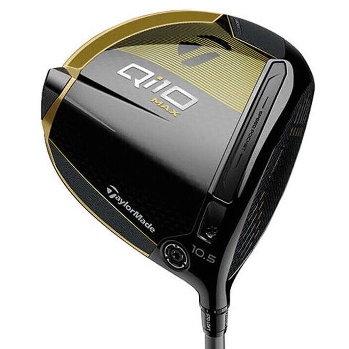 Taylormade Golf Designer Series Qi10 Max Gold Dust Driver 9 Stiff Flex - Gold