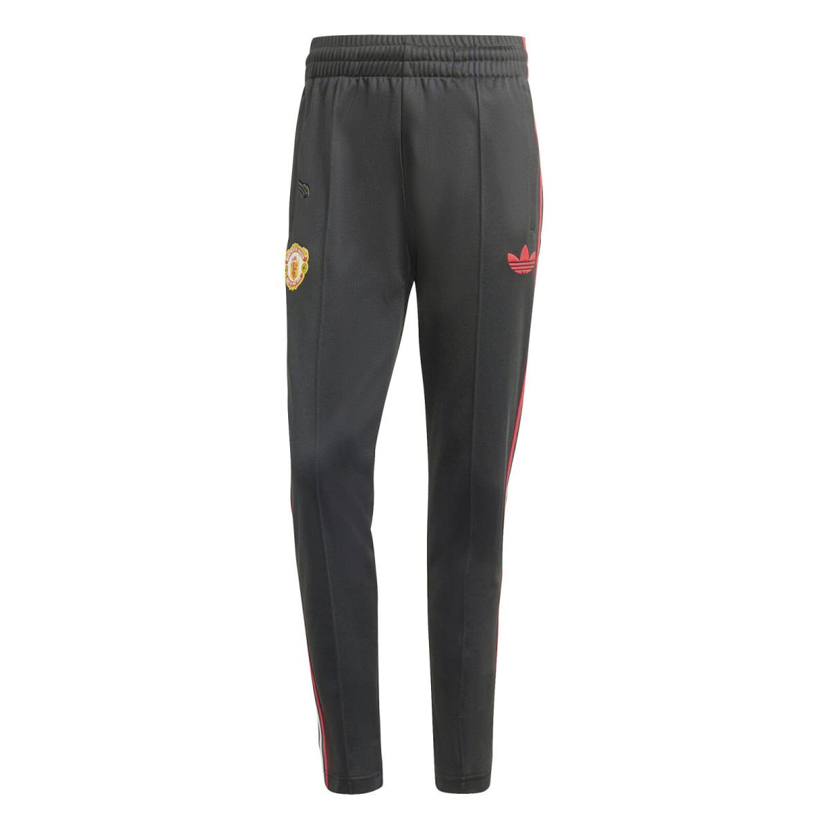 Men`s Adidas Originals Black Manchester United x Stone Roses 2023/24 Track Pants