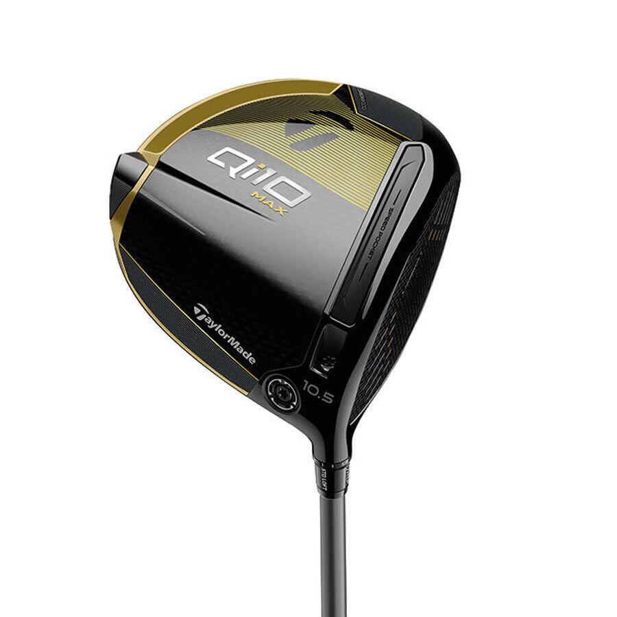 Taylormade Qi10 Max Driver Designer Series Gold Dust 10.5 Diamana T+ 60 Regular - Gold