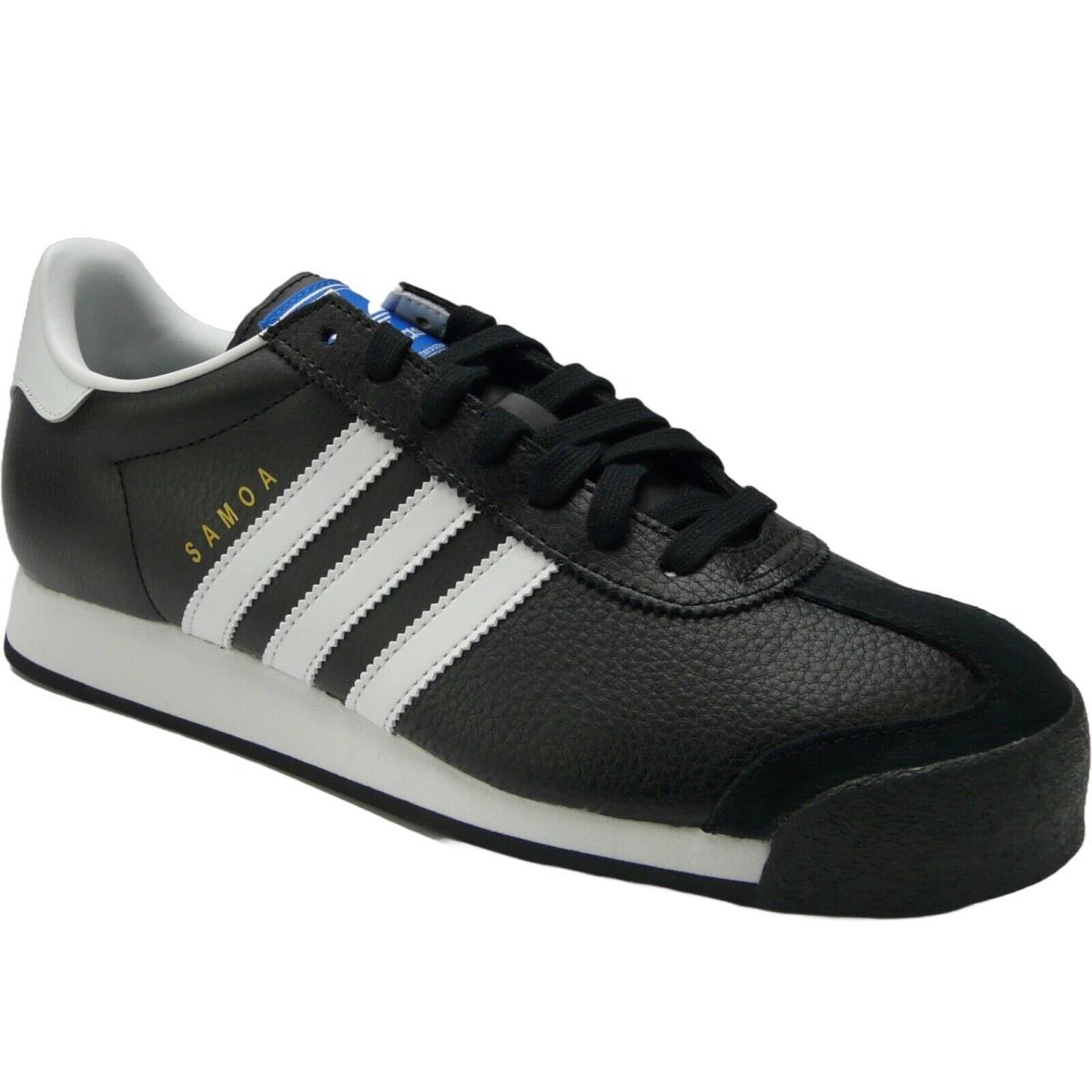 Adidas Samoa Men`s Running Shoes Black / White - Black