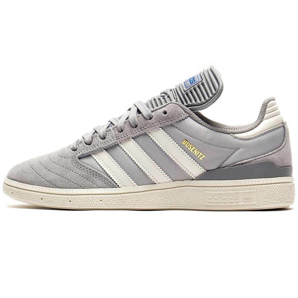 Adidas Busenitz Solid Grey/white Mens Skate Shoe - White