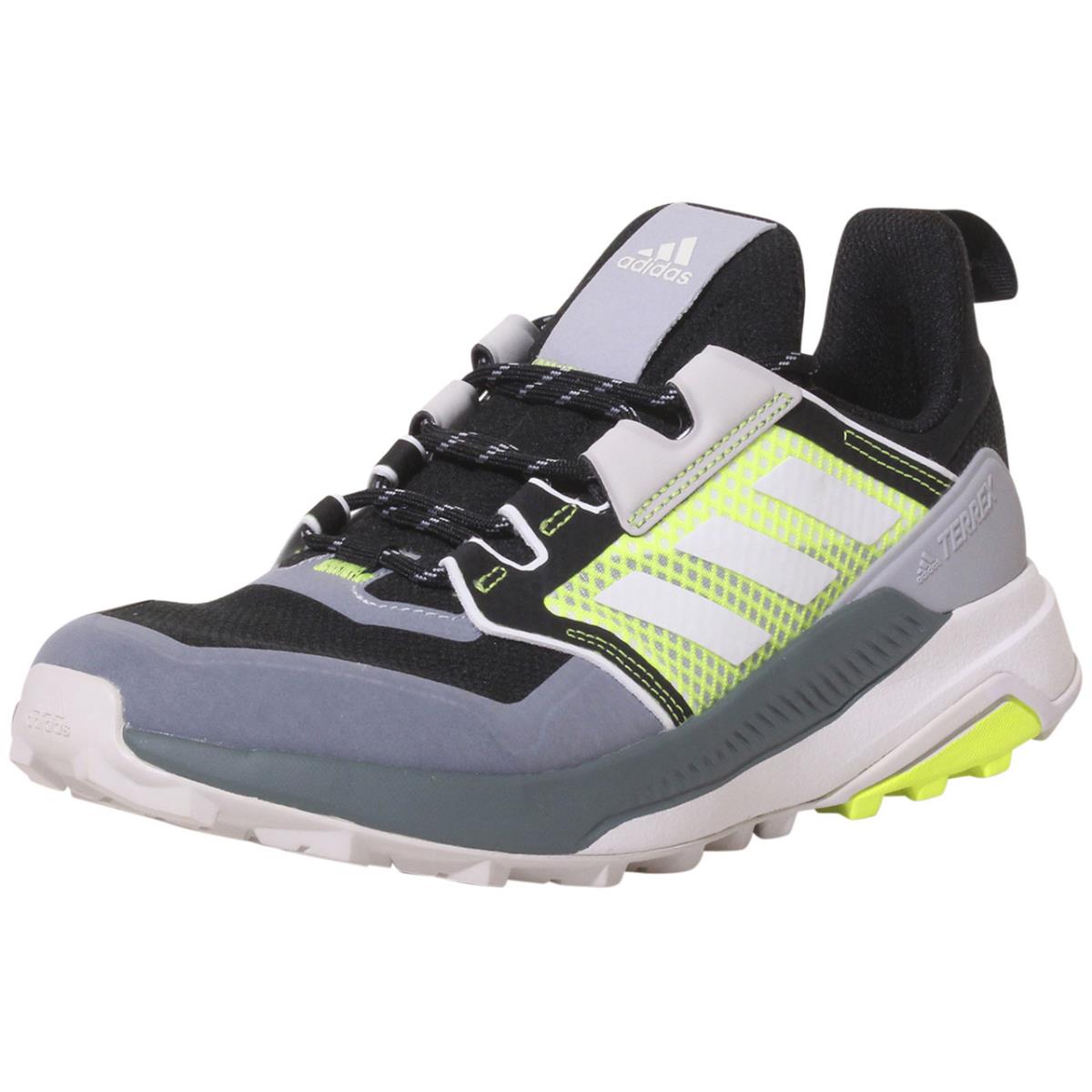 Adidas Men`s Terrex-trailmaker Hiking Shoes Lightweight Black/solar Yellow - Multicolor