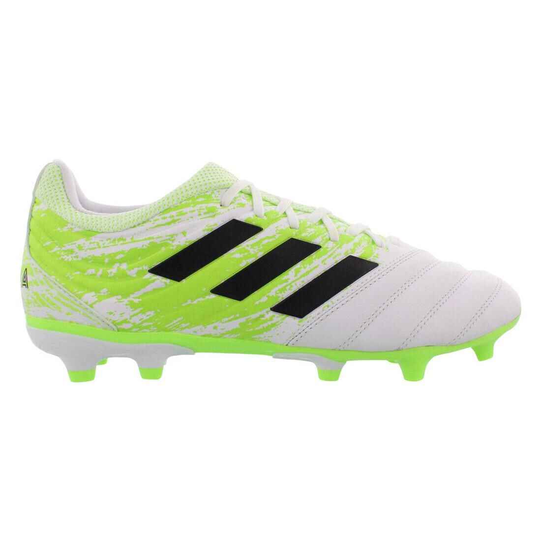 Adidas Copa 20.3 Fg Mens Shoes - White/Green, Main: White