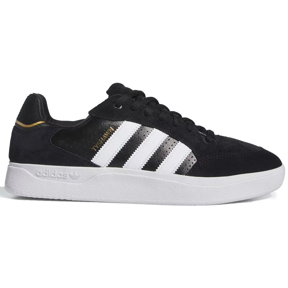 Adidas Tyshawn Low Black/white/gold Mens Skate Shoe - White