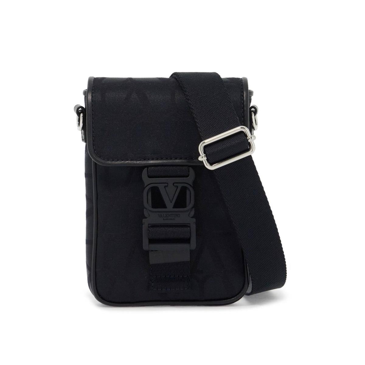 Valentino Garavani Black Iconographe Mini Crossbody Bag