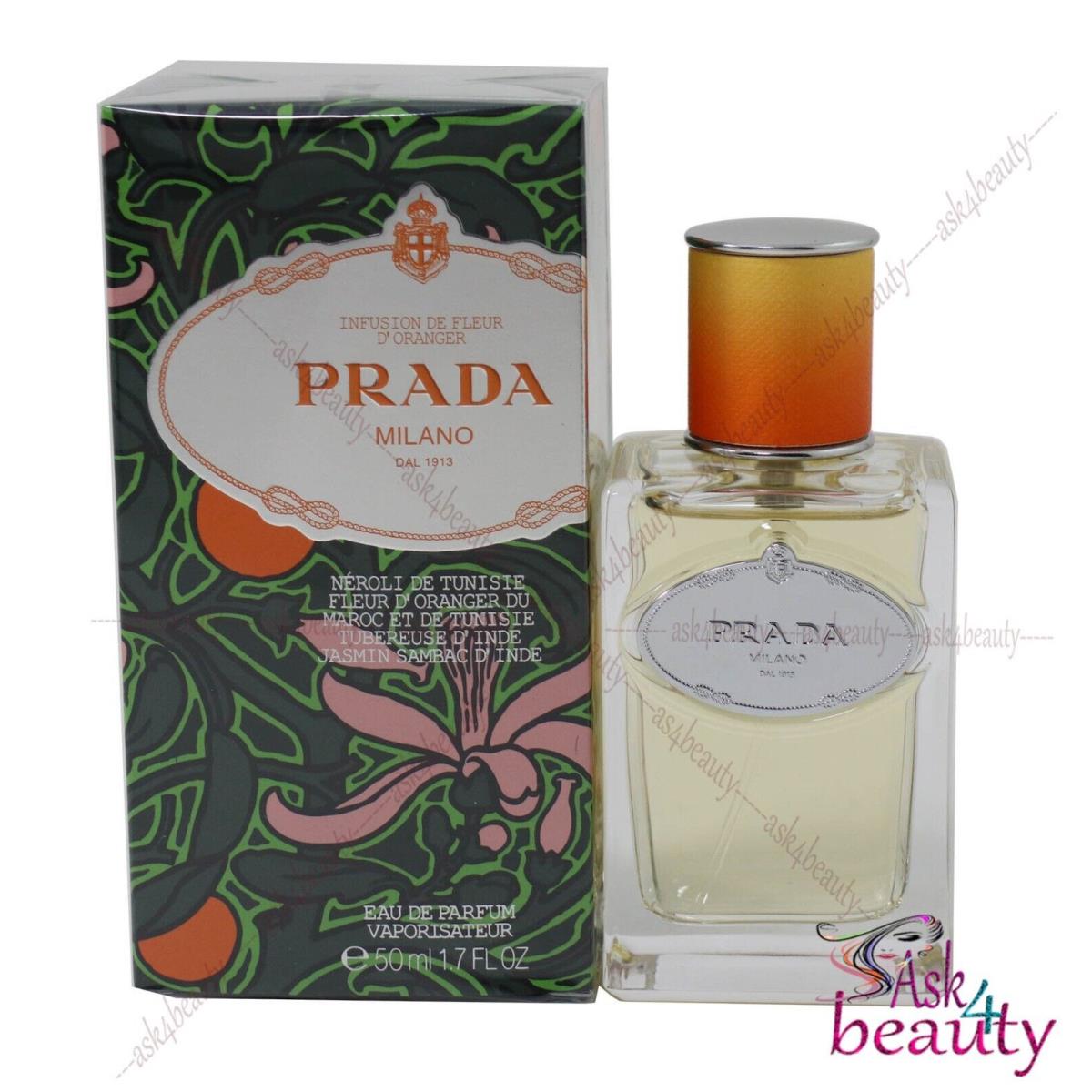 Prada Milano Infusion Fleur D` Oranger Du For Women 1.7oz/50ml Edp