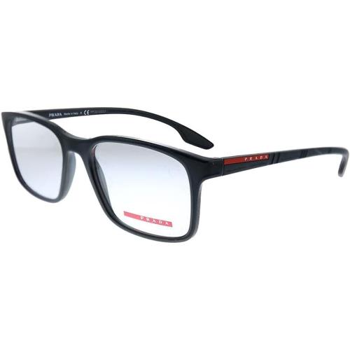 Prada Linea Rossa Men`s Eyeglasses PS01LV 1AB1O1 Black 52 mm