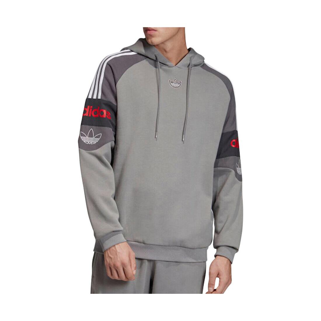 Adidas Originals Spirit FB OH Hood Mens Active Hoodies Size Xxl Color: Grey