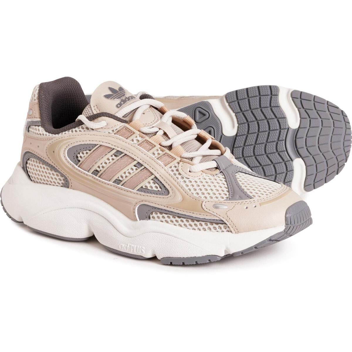 Adidas Men`s Ozmillen US 14 M Alumina Beige Mesh Synthetic Sneakers Shoes - Beige