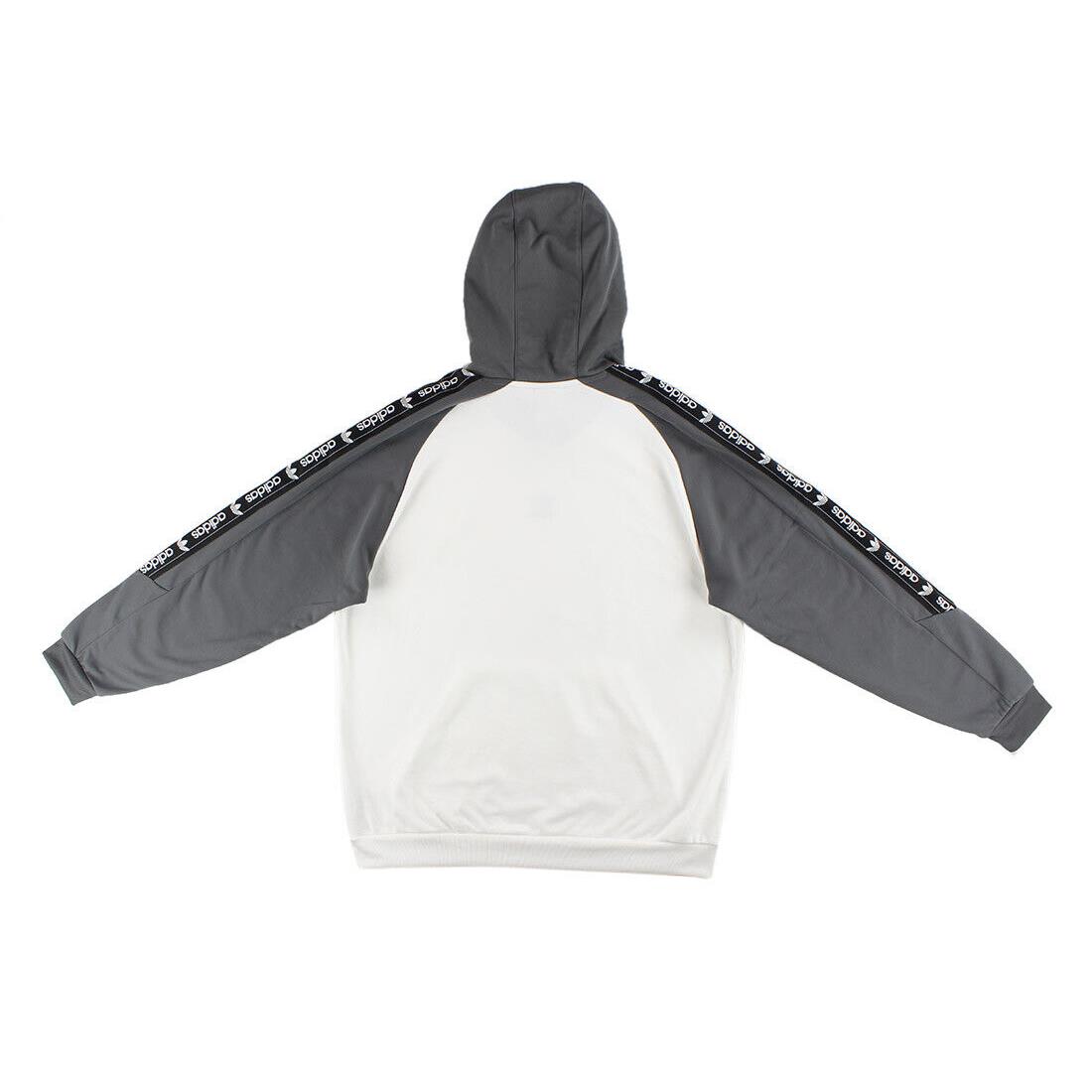 Adidas Originals On Edge Mens Active Hoodies Size XL Color: Grey/white