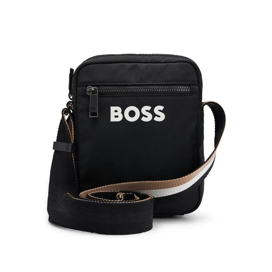 Boss Hugo Boss Men`s Shoulder Bag Catch 3.0 NS Zip 001 Black