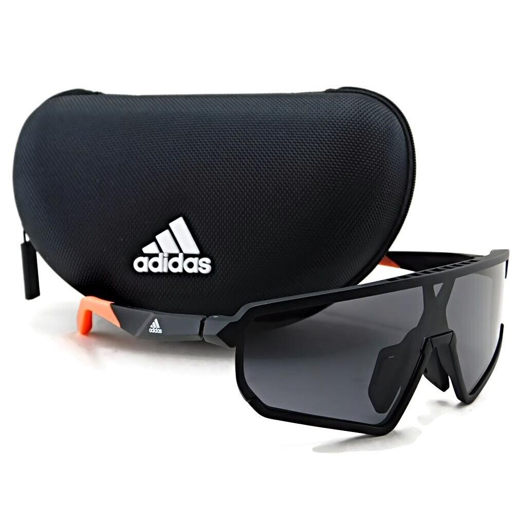 Adidas Sport Sunglasses SP0017 02A - Matte Black / Gray Lens