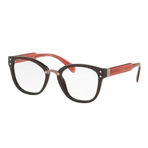 Miu Miu Eyeglasses VMU04Q DHO-1O1 Brown Frames 52MM Rx-able ST