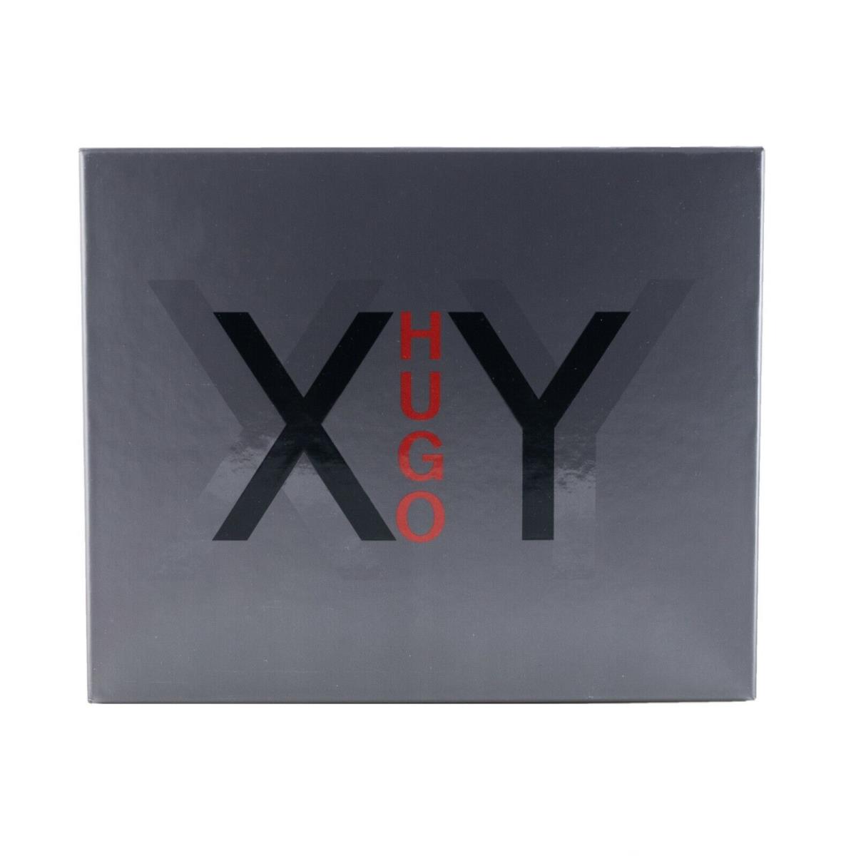 Hugo XY 2pc Men: 3.3 Oz Eau de Toilette Spray + 2.5 Oz After Shave Balm