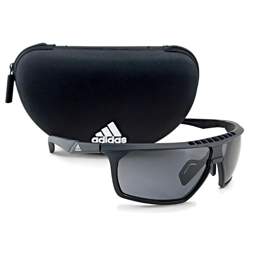 Adidas Sport Sunglasses SP0030 02A - Matte Black / Grey Lens