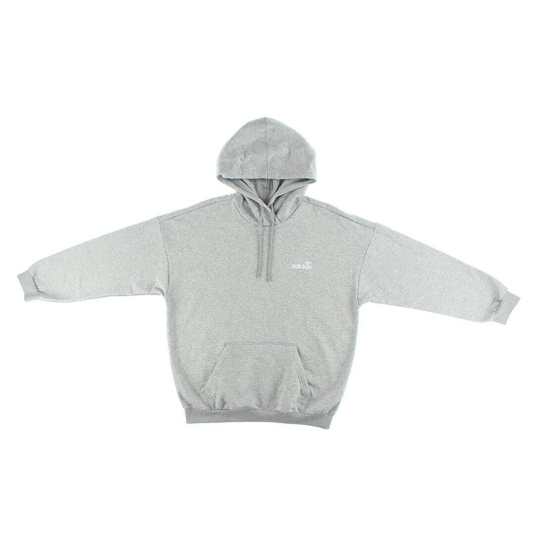 Adidas Originals Reverse Logo Womens Active Hoodies Size L Color: Grey