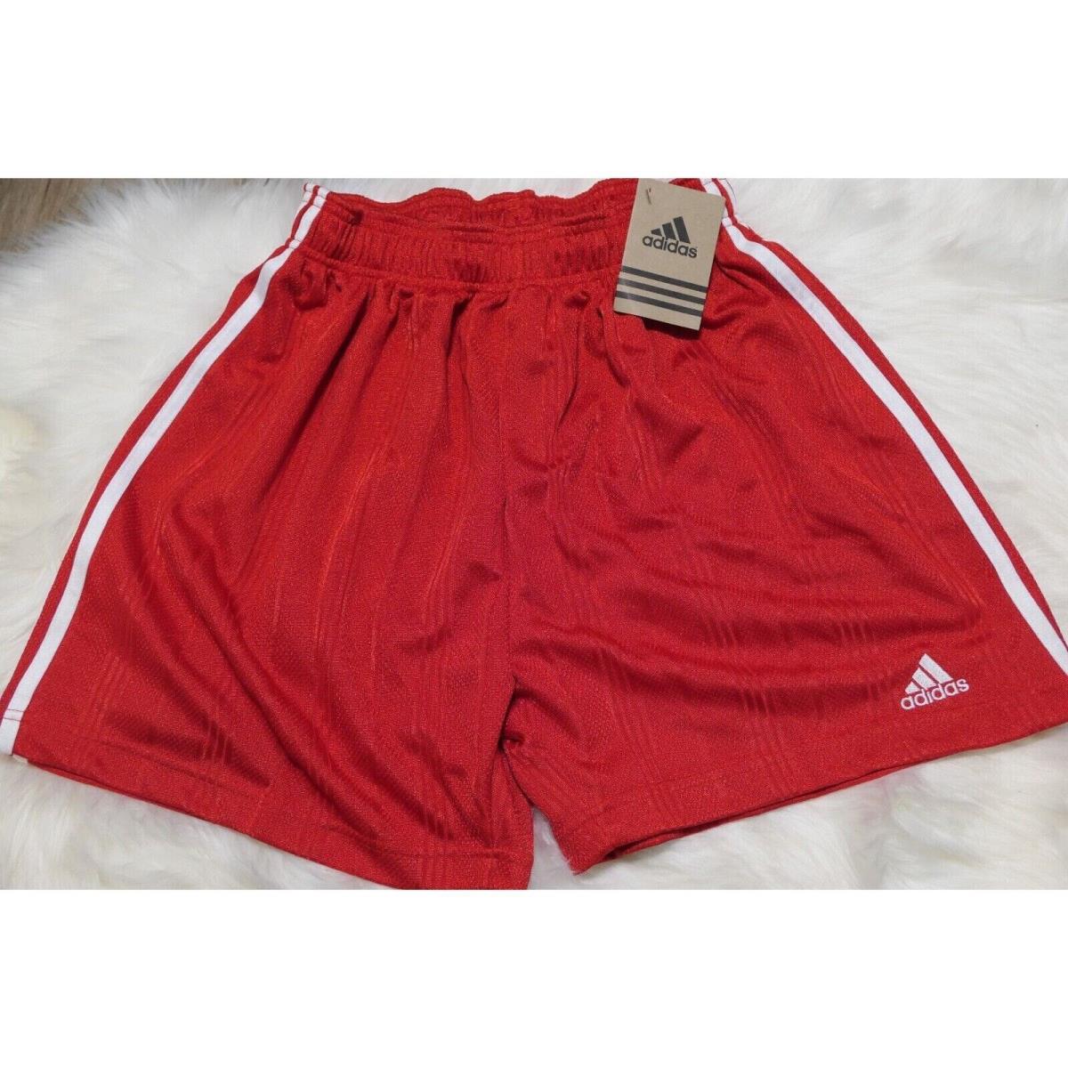 Vintage 90s Adidas Soccer Treviso Polyester Men`s Red Shorts Medium