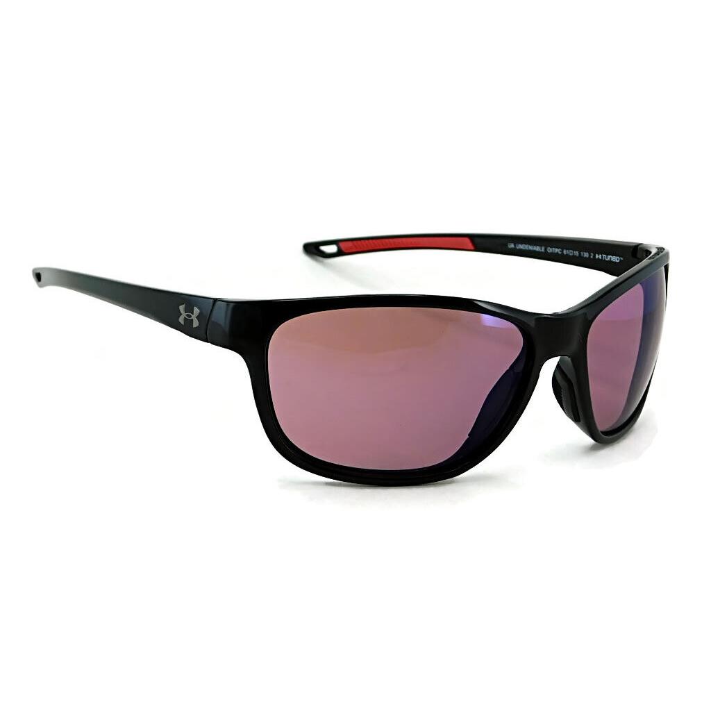 Under Armour Undeniable Sunglasses Shiny Black / UA Tuned Golf Lens