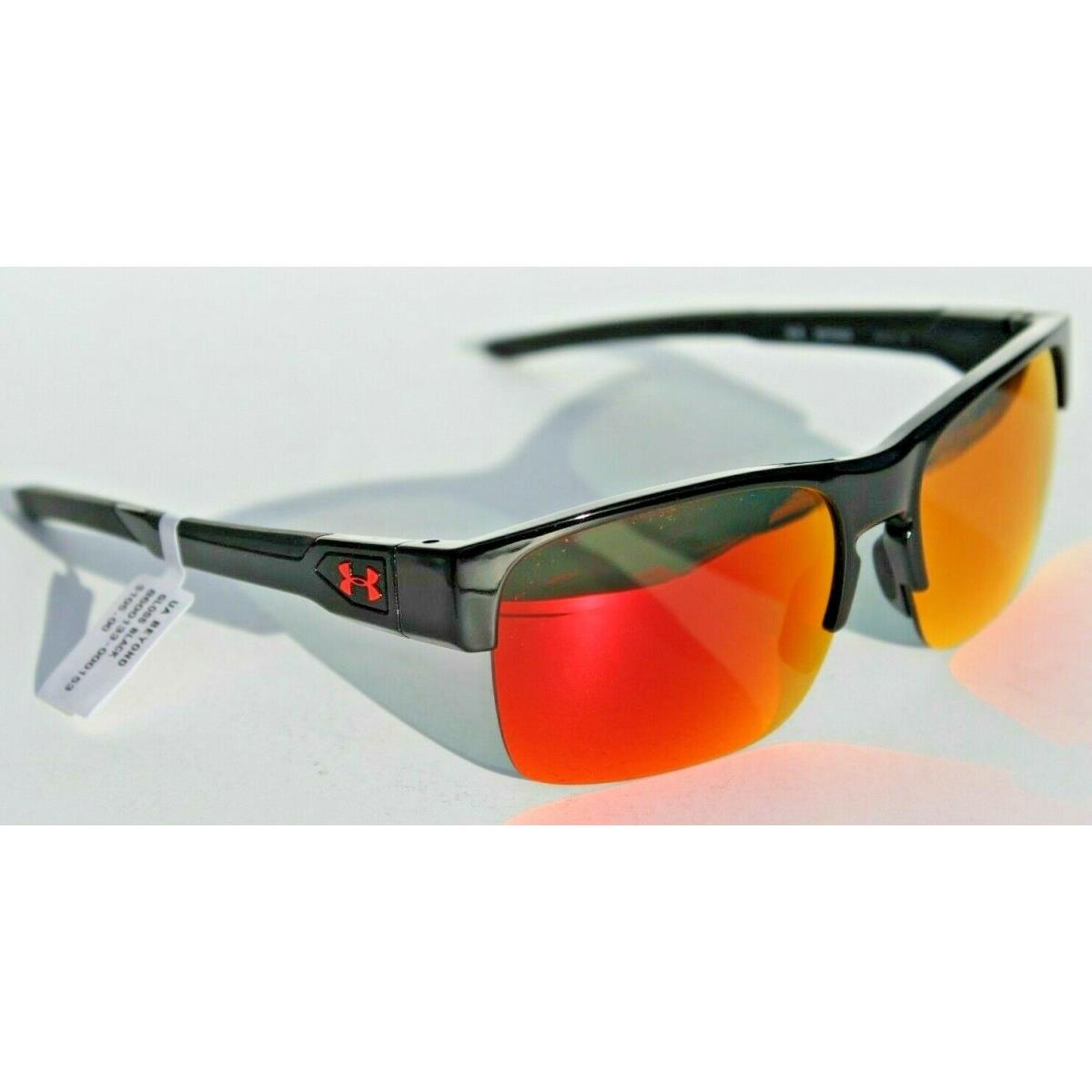 Under Armour Beyond Sunglasses Gloss Black/beta Red Mirror Sport